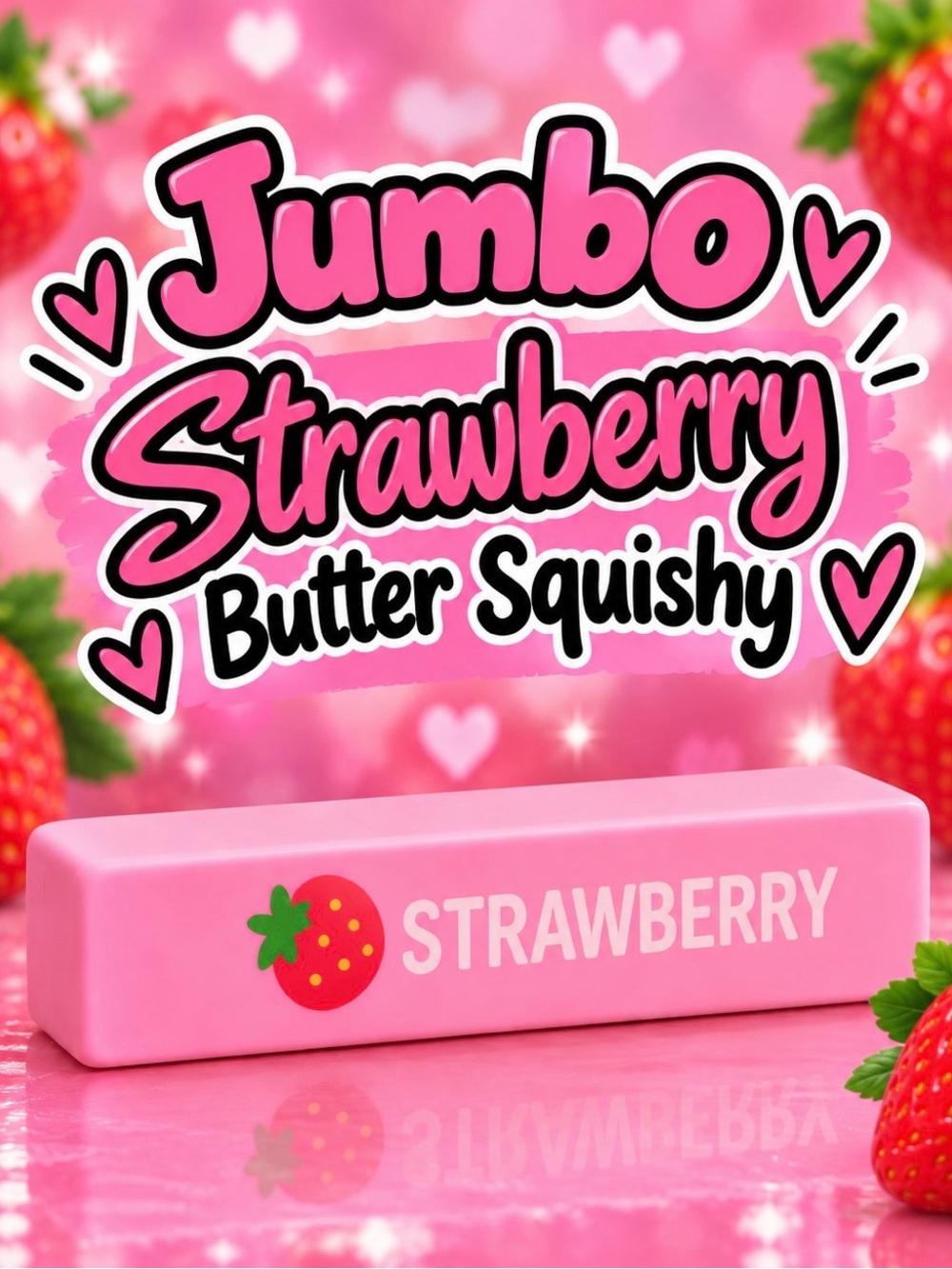 Strawberry Scented Butter Squishy